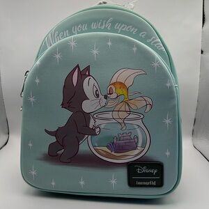 Loungefly Disney Pinocchio Figaro and Cleo Mini Backpack